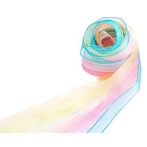 Image of Chiffonbänderpaket "Pastell", 10 mm, 10x 2 m