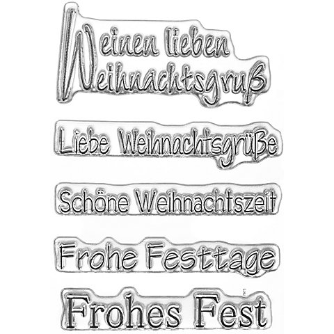 Image of Clear Stempel-Set "Weihnachtsgruss"