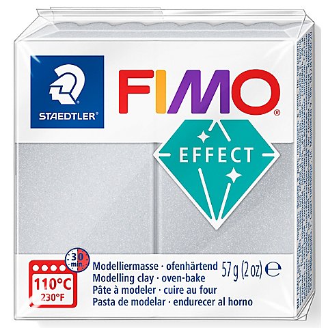 Image of Fimo effect, pearl lichtsilber, 57 g