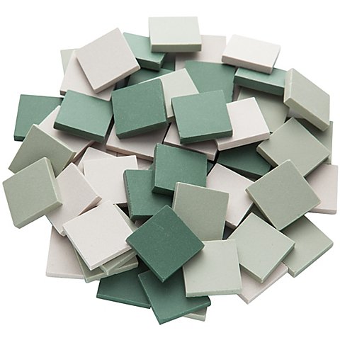 Image of Ceraton-Mosaik grün-mix, 20 x 20 mm, 280 g