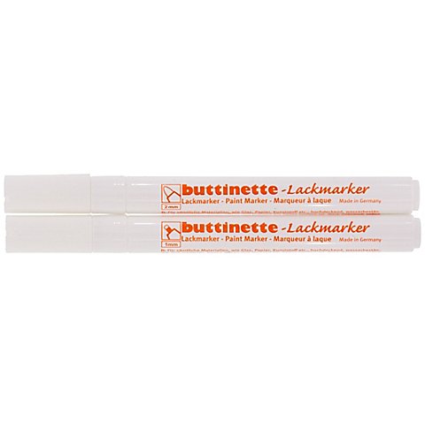 Image of buttinette Lackmarker, weiss