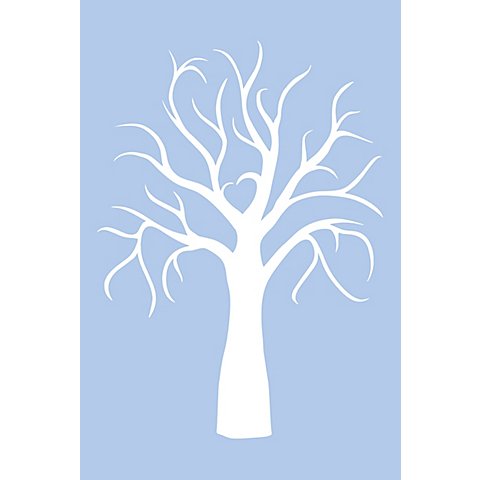 Image of buttinette Schablone "Baum", 39 x 59 cm