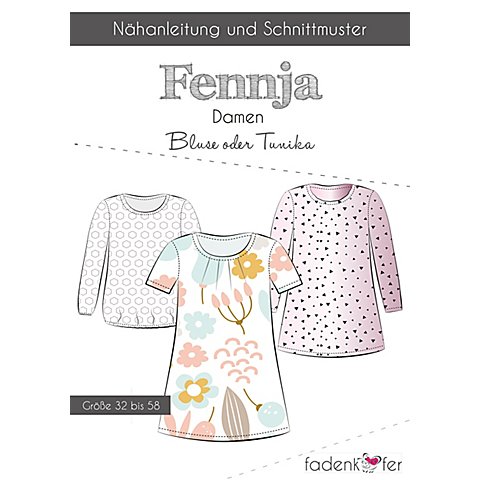 Image of Fadenkäfer Schnitt "Bluse/Tunika Fennja" für Damen