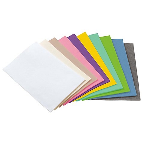 Image of Textilfilz-Paket "Kreativ", Stärke 4 mm, 20 x 30 cm, pastellige Farben