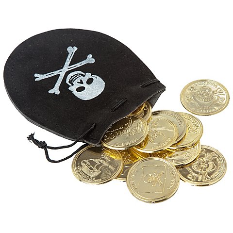 Image of Beutel Pirat mit Münzen