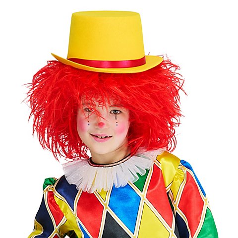 Image of Kinderperücke Clown rot