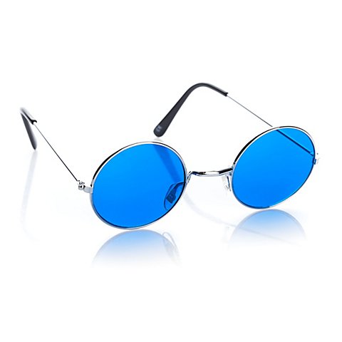 Image of Brille "Ozzy", blau/silber