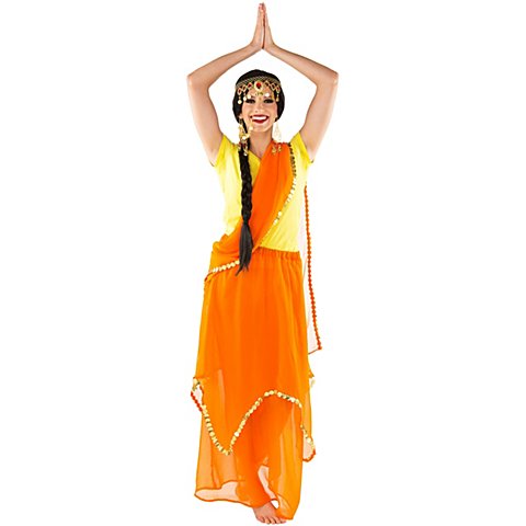 Image of buttinette Bollywood-Rock "India", orange
