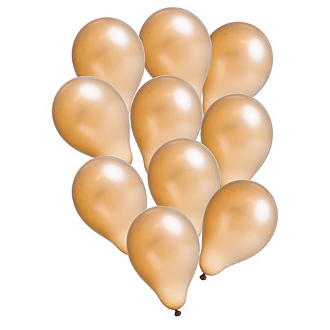 Image of Luftballons "Metallic", gold, Ø 30 cm,10 Stück